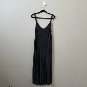 Torrid women’s super soft knit grey wide leg stretchy jumpsuit